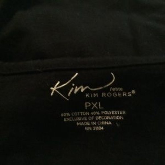 Kim Rogers Petite Embellished Blouse XLP - Picture 4 of 5